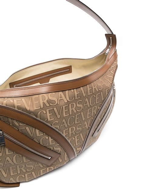 versace signature shoulder bag|versace shoulder bag women's.